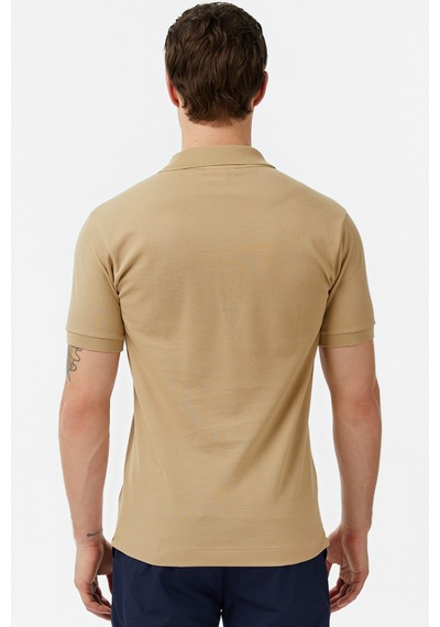 Lacoste Men's Classic Fit Polo T-shirt Erkek Polo Yaka Tişört Krem