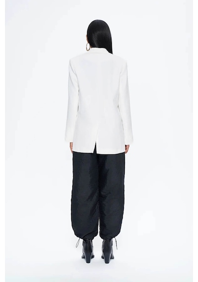 Quzu Ekru Kadın Blazer Ceket 50873
