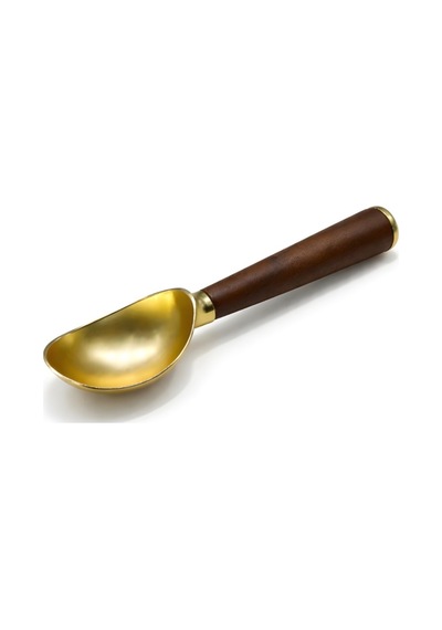 Prateg Akasya Saplı Gold Dondurma Kaşığı Kahverengi