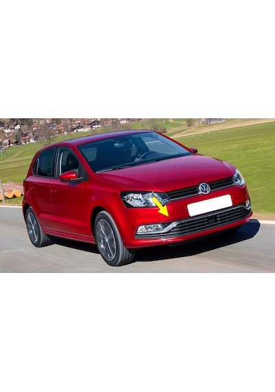 VW Polo 2015-2017 Ön Tampon Çeki Çekme Demiri Kapağı 6C0807241
