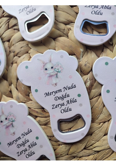 Ayak Açacak Kız Erkek Bebek Hediyelik Magnet 20li