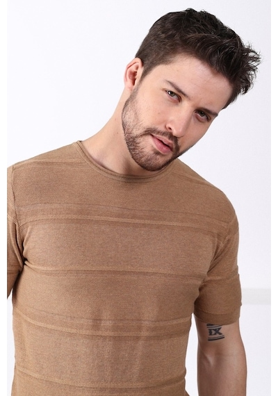 Ferraro Camel Bisiklet Yaka Erkek Pamuk Triko T-Shirt-Kahverengi (417934708) Kahverengi Ferraro Camel Bisiklet Yaka Erkek Pamuk Triko T-Shirt-Kahverengi (417934708) Kahverengi