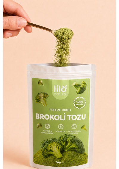 Freeze Dried Brokoli Tozu 50 G - %100 Brokoli - Dondurularak Kurutulmuş Sebze Tozu - 900925856 Diğer