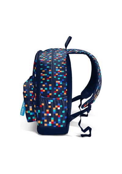 Coral High Lacivert Geometrik Desenli Okul Sırt Çantası 33235 Lacivert