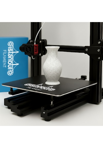 İstanbul Filament 3d Baskı Pla Filament Mermer Desen 1 Kg Ø 1,75mm 0,05 Mm Bambu Lab Uyumlu 1.75mm