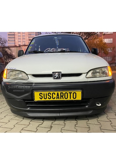 Peugeot Partner 1 1996-2003 Uyumlu Üniversal Astra H Lip Esnek Ön Lip 2 Parça Tampon Altı Dil Karlık Ön Ek 00 Şüscaroto Aksesuar