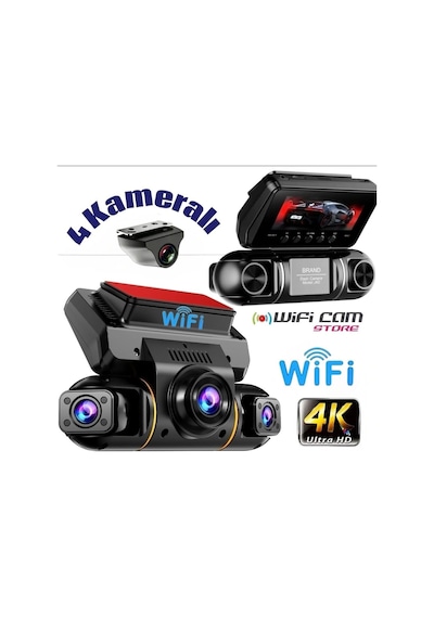4 Kameralı 4k Uhd Profesyonel Araç Kamerası 4 Kameralı 4k Uhd Profesyonel Araç Kamerası