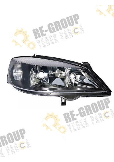 Opel Astra G Ön Far Siyah Zemin 1998-2004 -sağ- 1216116