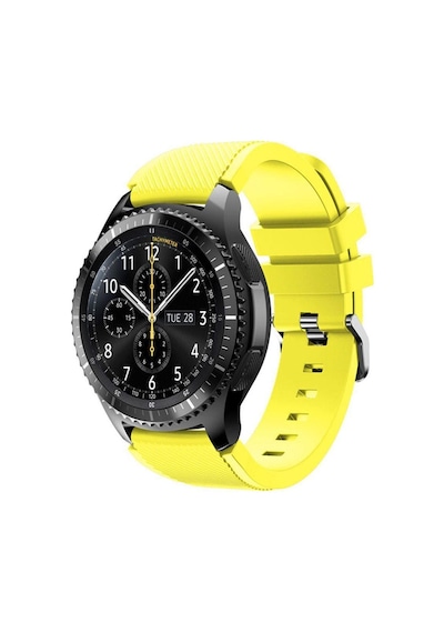 Huawei Watch Gt5 Gt4 Gt2e Gt2 Gt3 Gt3 Pro Honor Watch 2 Uyumlu Silikon Kordon Sarı