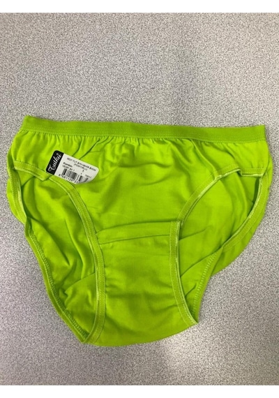 12'li Paket Bayan Kadın Düz Fosforlu Bikini Külot Asorti Kilot 001
