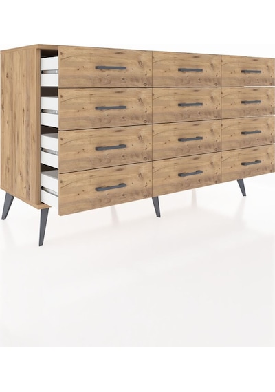 Hyperion Konsol 12 Çekmeceli 132x44x83 Çam-aytaşı/çam Aytaşı/çam Hyperion Konsol 12 Çekmeceli 132x44x83 Çam-aytaşı/çam Aytaşı/çam