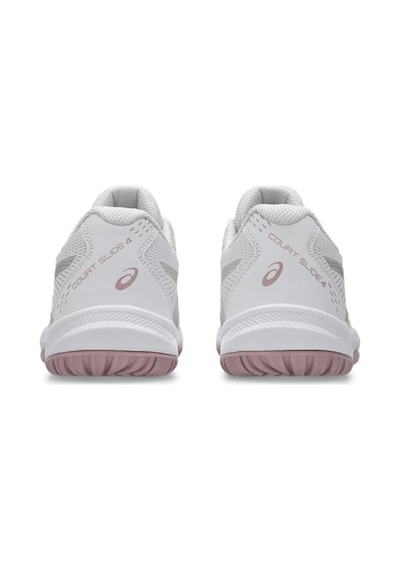 Asics Court Slide 4 Beyaz Pembe Kadın Tenis Ayakkabısı