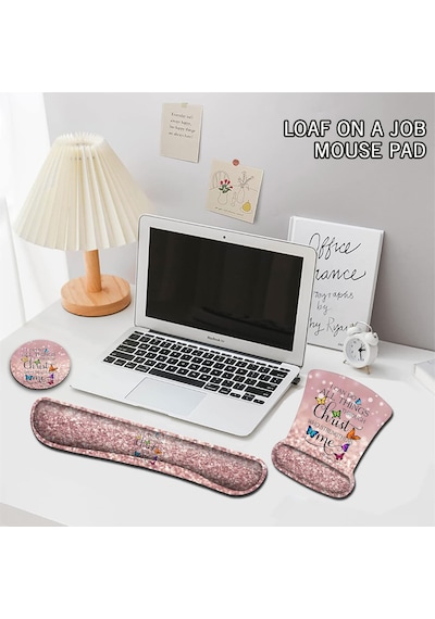 Tr Mouse Pad Bilek Desteği Jel Desteği, Ergonomik Mousepad Ve Hafızalı Köpük Klavye Bilek Desteği Bilgisayar, Oyu