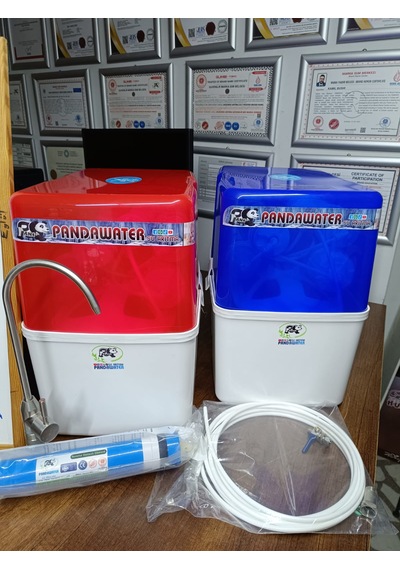 Pandawater Şeffaf Kapaklı Kapalı Kasa Ters Osmoz Su Arıtma Cihazı