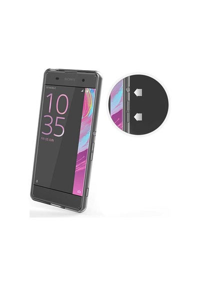 Sony Xperia X Kılıf Zore Şeffaf Ince Ve Esnek Süper Silikon Kılıf Renksiz