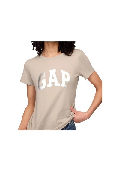 Gap 729555009 V-ss Logo Classic Tee Kadın Tişört Yeşil