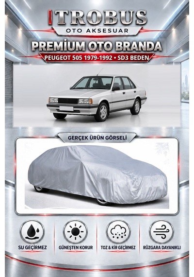 Peugeot 505 1979-1992 Uyumlu Premium Araba Brandası Oto Branda Sd3 Beden