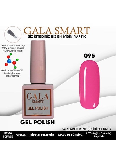 Gala Smart Classic Kalıcı Oje 10 Mle No:095