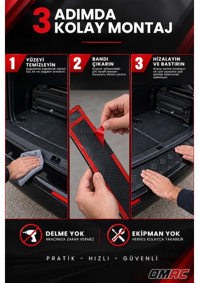 Mercedes Vito W447 2014-2027 Uyumlu Mat Arka Tampon Eşiği Alüminyum Siyah