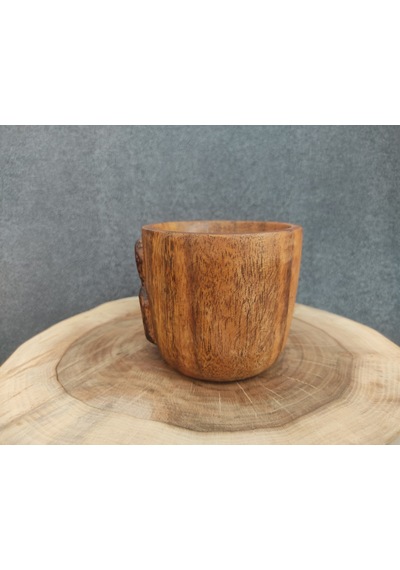 Kuksa Kalp Figürlü Ceviz 160 Ml Çok Renkli