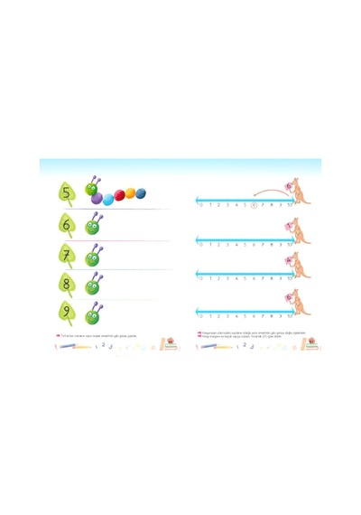 Bilgin Matematik Okul Öncesi Matematik Becerileri -çıkartmalı Sayfalar - 4 Yaş Üzeri - 101 Sayfa