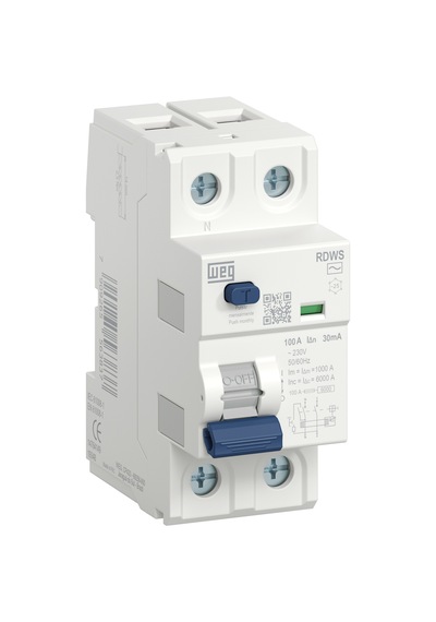 Weg Rdws-ac-30-25-2-d24 1p+n, 25 A, 30 Ma, 6 Ka , Ac Tipi, Monofaze Kaçak Akım Rölesi