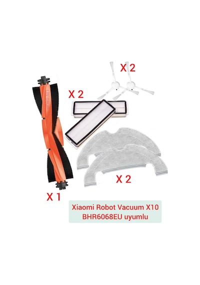 Dreame Uyumlu Uyumlue D9 + Plus Ve D10+ Plus Modellerine Uyumlu Yedek Parça Seti