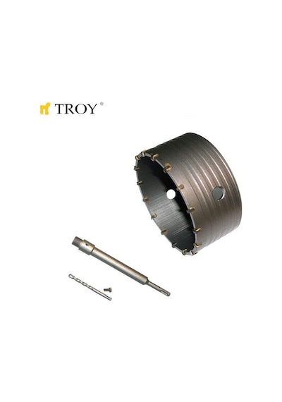 Troy 27470 Elmas Beton Panç 120mm + Adaptör 250mm