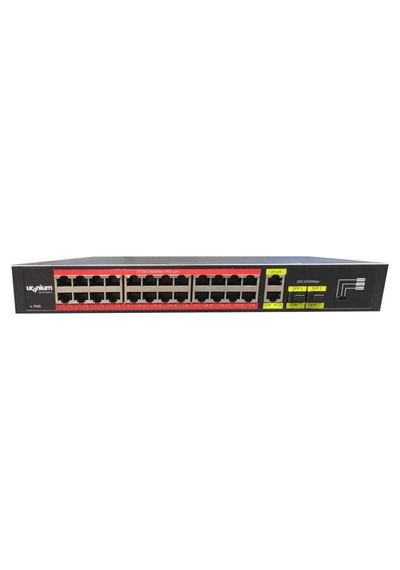 Poe-g2422sfp-300w 24 Port Gıgabıt+2xgb Rj45/2xsfp Uplınk Rackmount Poe Swıtch