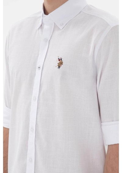 U.S. Polo Assn. Enzogl026y Beyaz Erkek Gömlek Pu-8956 L U.S. Polo Assn. Enzogl026y Beyaz Erkek Gömlek Pu-8956 L