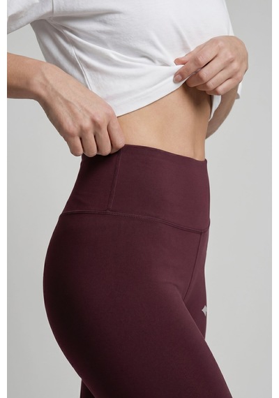 Woneagle Kadın Bordo Yüksek Bel Toparlayıcı Push Up Spor Tayt Bordo Bordo