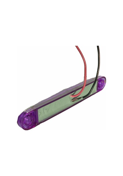 12v-24v Parmak Lamba 9-ledli Mor 100 15 Mm