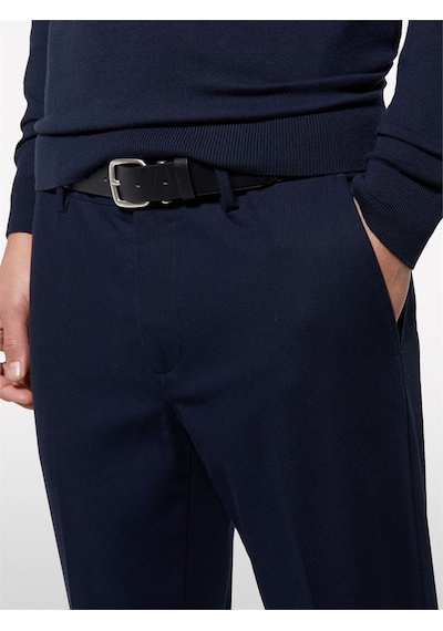 Sisley Streç Pamuklu Logo Detaylı Slim Fit Chino Pantolon Erkek Lacivert Pantolon - 325p4wossf053 Sisley Streç Pamuklu Logo Detaylı Slim Fit Chino Pantolon Erkek Lacivert Pantolon - 325p4wossf053