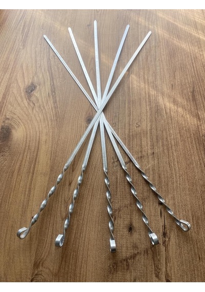 Avrasya Grill Paslanmaz Çelik Çöp Şiş 5'li Set