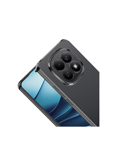 Redmi Note 15 Pro 4g Kılıf Kamera Korumalı Logo Gösteren Mkst Omega Kapak - Derin Mor