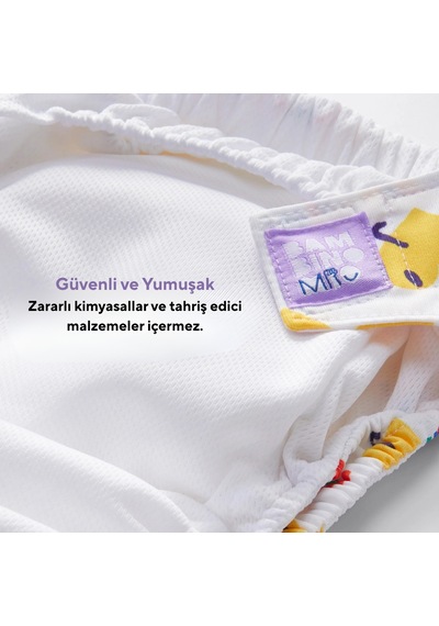 Bambino Mio Yıkanabilir Bebek Bezi 0-54 Ay Boom Standart