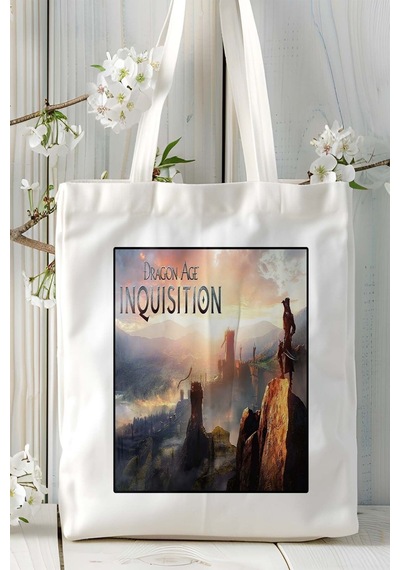 Art Hediye The Art Of Dragon Age Inquisition Oyun Baskılı Omuz Çanta Kişiye Özel Model 1 Çok Renkli