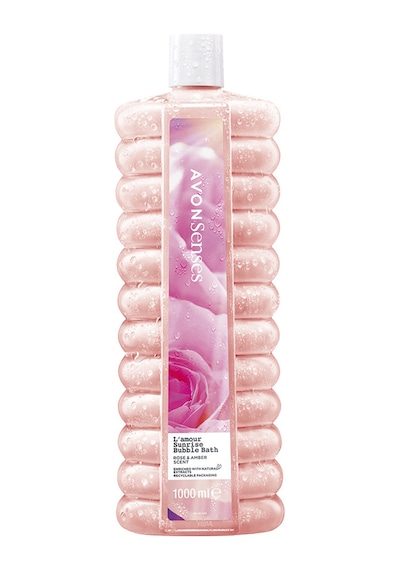 Avon L'amour Sunrise Gül ve Kehribar Kokulu Banyo Köpüğü 1 L