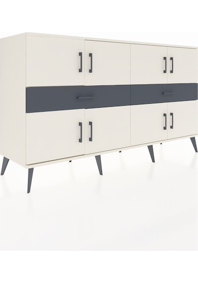 Hyperion Konsol 4 Raflı 2 Çekmeceli 8 Kapaklı 176x44x99 Aytaşı-ay Aytaşı-aytaşı/antrasit Hyperion Konsol 4 Raflı 2 Çekmeceli 8 Kapaklı 176x44x99 Aytaşı-ay Aytaşı-aytaşı/antrasit