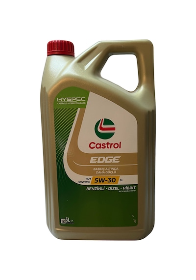 Castrol Edge 5w-30 Ll Tam Sentetik Motor Yağı 5 Litre - 5w30ll