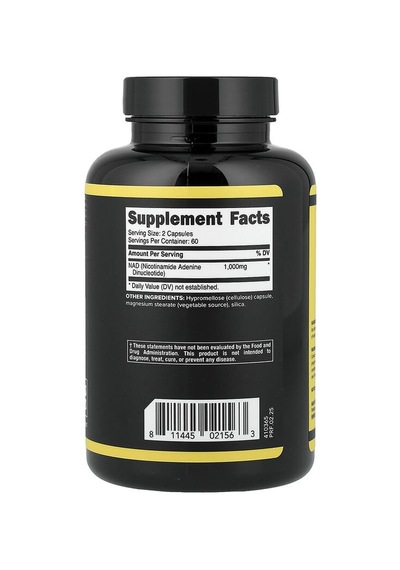 Primaforce, Nad+, 120 Capsules 500 Mg Per Capsule