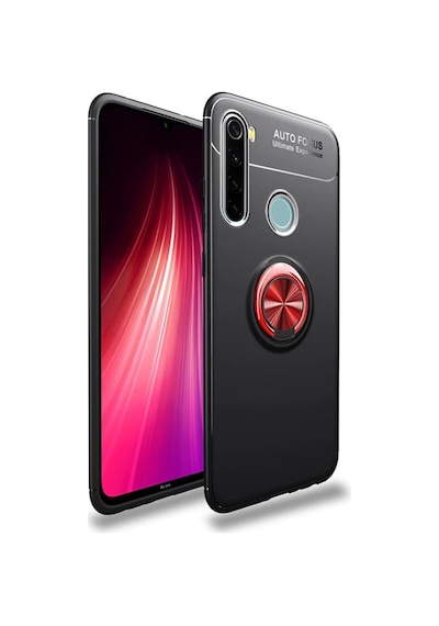 Redmi Note 8T Yüzüklü Standlı Manyetik Kamera Korumalı Kılıf