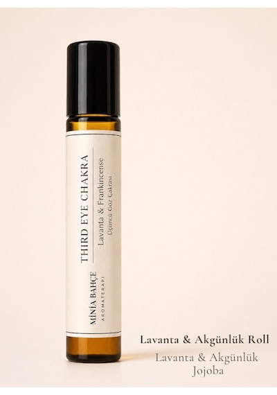 Üçüncü Göz Çakra Roll - %100 Doğal Lavanta & Frankincense Yağı 10 Ml