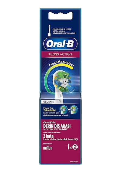 Oral-b Diş Fırçası Yedek Başlığı Floss Action Cleanmaximiser 2 Adet