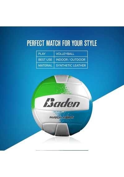 Baden Match Point Cushioned Synthetic Leatheroutdoor Recreation Backyard Volleyball + College Camp Ball All Ages Officia Çok Renkli Baden Match Point Cushioned Synthetic Leatheroutdoor Recreation Backyard Volleyball + College Camp Ball All Ages Officia Çok Renkli