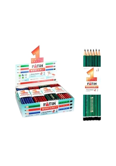 Kaliteli Karışık 12'li Kurşun Kalem Faber Adel Çok Renkli