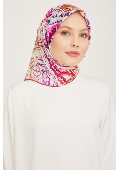Sura İpek Eşarp - 9037- 55 Pembe