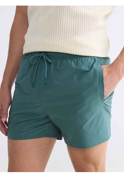Lcw Swımwear Yeşil En Kısa Boy Erkek Deniz Şortu