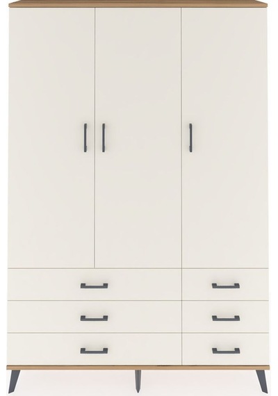 Arges Dolap 5 Raflı 6 Çekmeceli Tek Askılı 132x30x195 Çam-aytaşı/aytaşı Aytası/aytası Arges Dolap 5 Raflı 6 Çekmeceli Tek Askılı 132x30x195 Çam-aytaşı/aytaşı Aytası/aytası