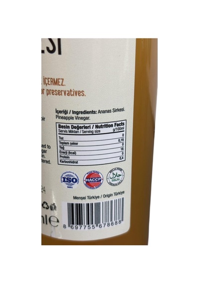Ananas Sirkesi 500 Ml - Pineapple Vinegar